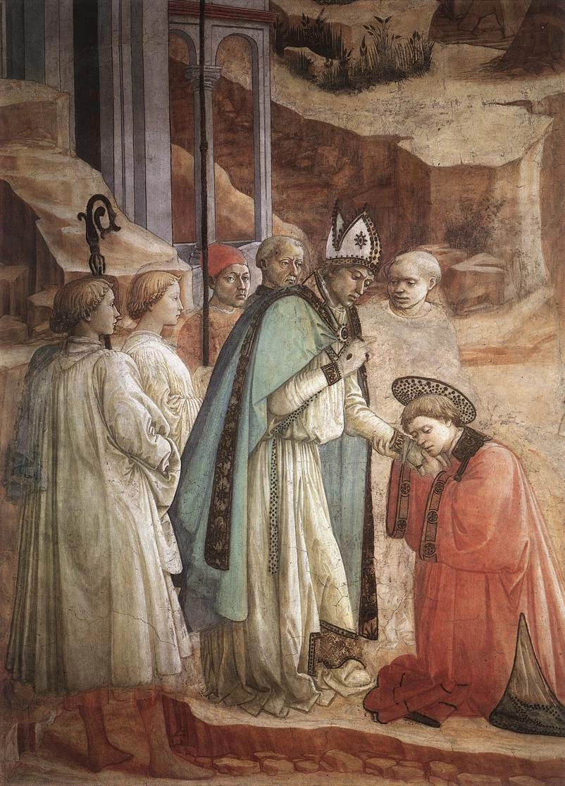 Disputa in sinagoga - Duomo, Prato, dettaglio